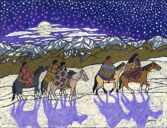"Snow Shadow Crossing" By Elizabeth Geers Loftis