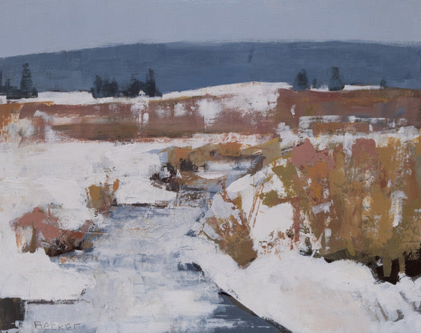 "Winter Walk II" By Anne Becker