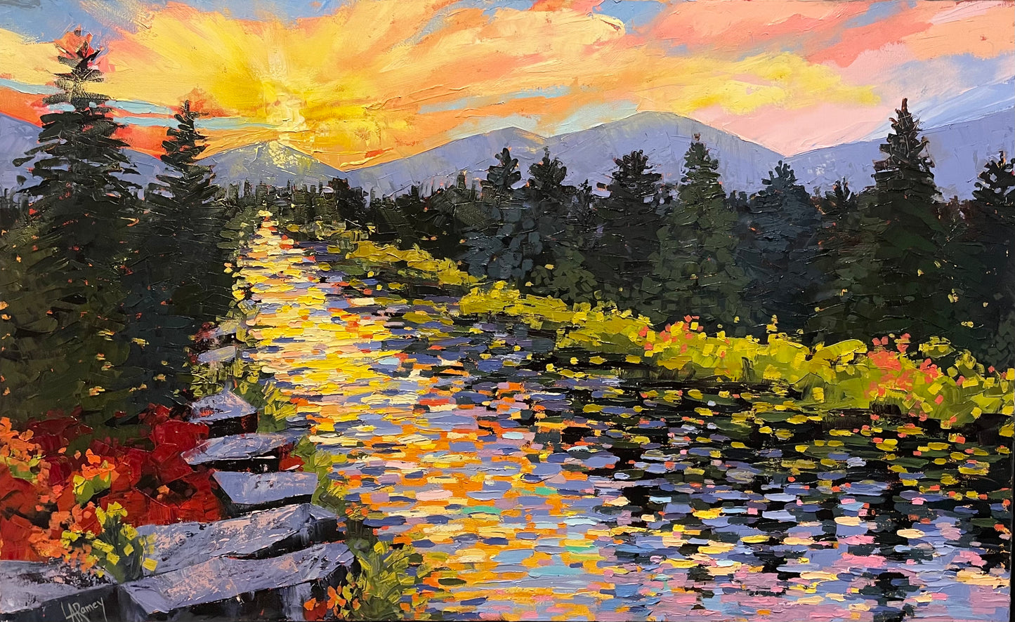 Gallatin River Sunset