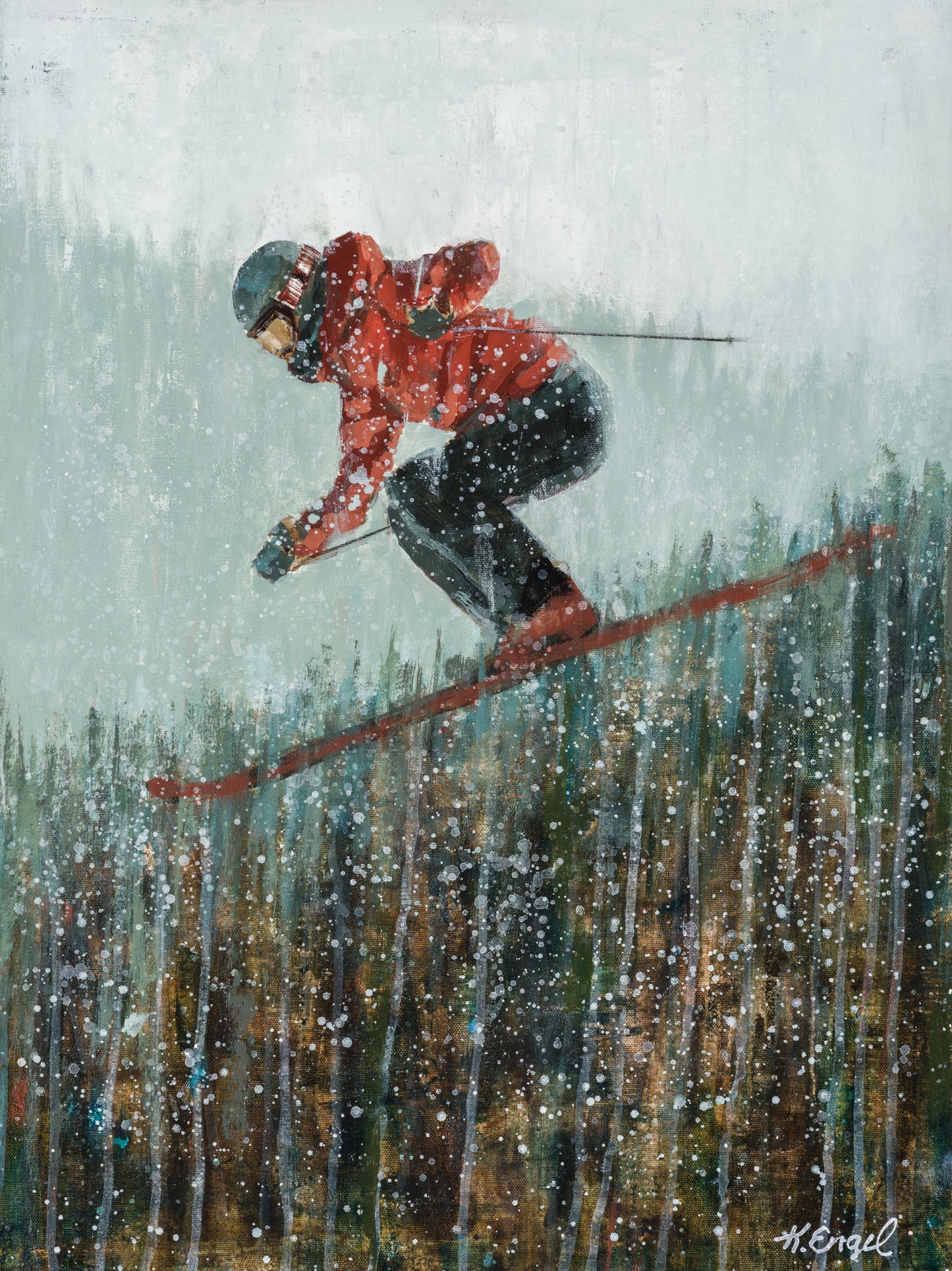 "Soaring Through the Trees" By Kristen Engel