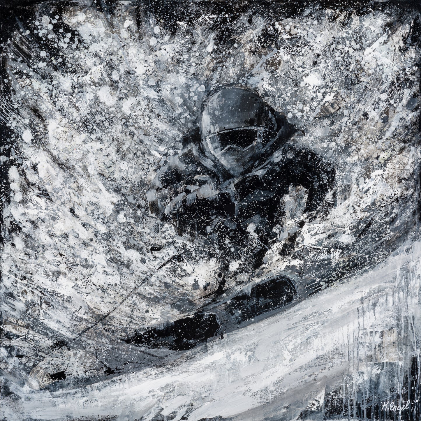 "Night Skiing" By Kristen Engel