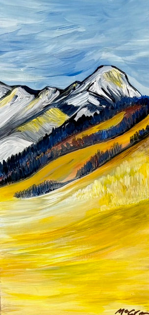 "Bridger Mountains, February" By Allison McGree