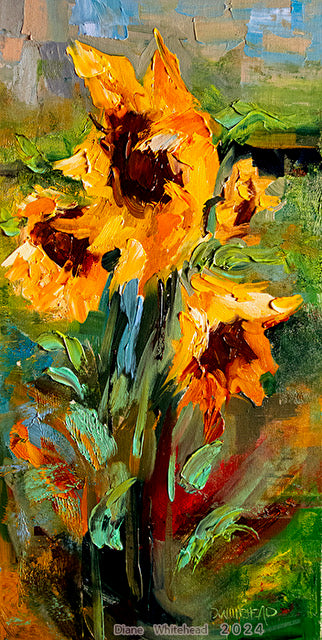 "Never Enough Sunflowers" By Diane Whitehead