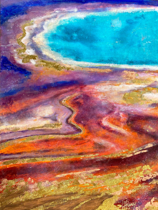 Grand Prismatic Abstract Original Painting