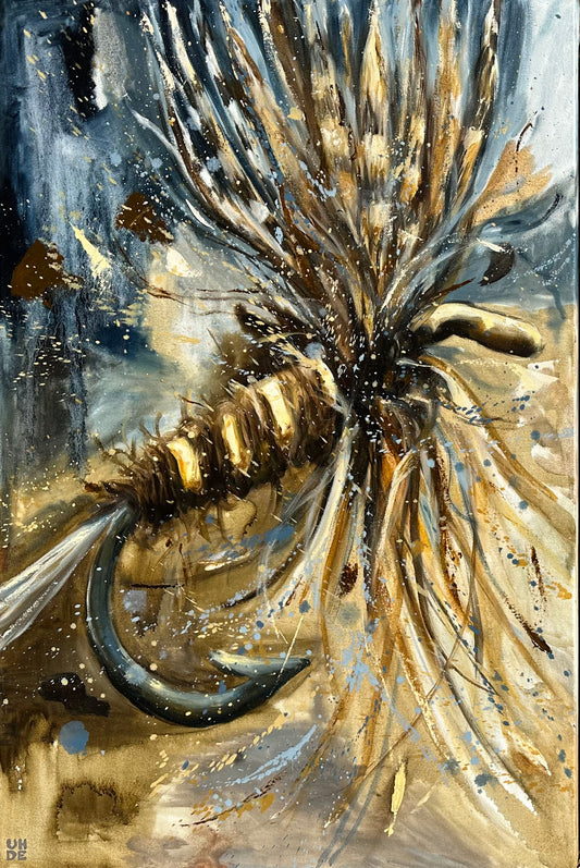 "Rain" Hare's Ear Fly" by Hannah Uhde