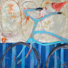 "Biker Bird #7" By Andrea Morgan