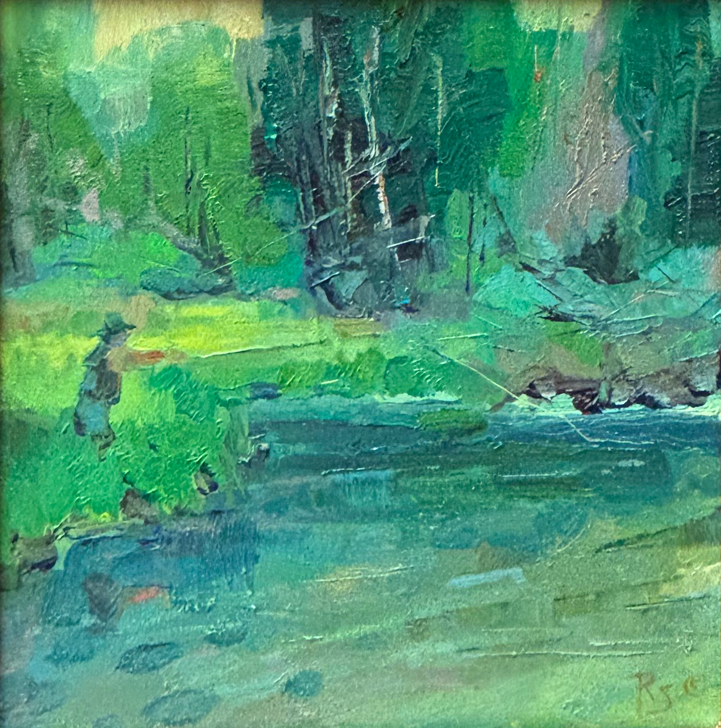 "Casting O'Hair Spring Creek" By Robert Spannring