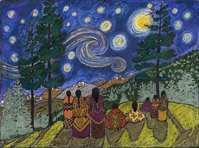 "Montana Starry Night" By Elizabeth Geers Loftis