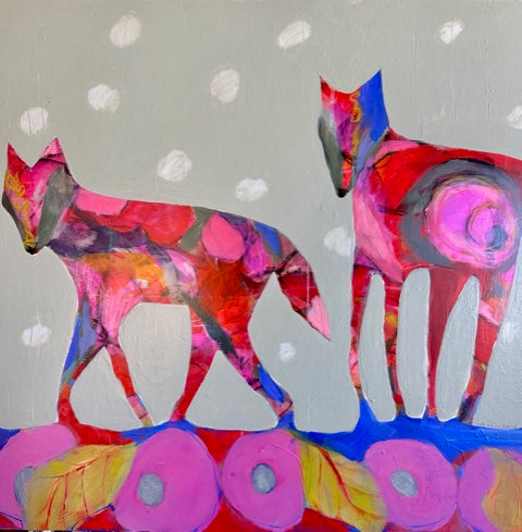 "Coyotes in the Rose Garden" by Andrea Morgan