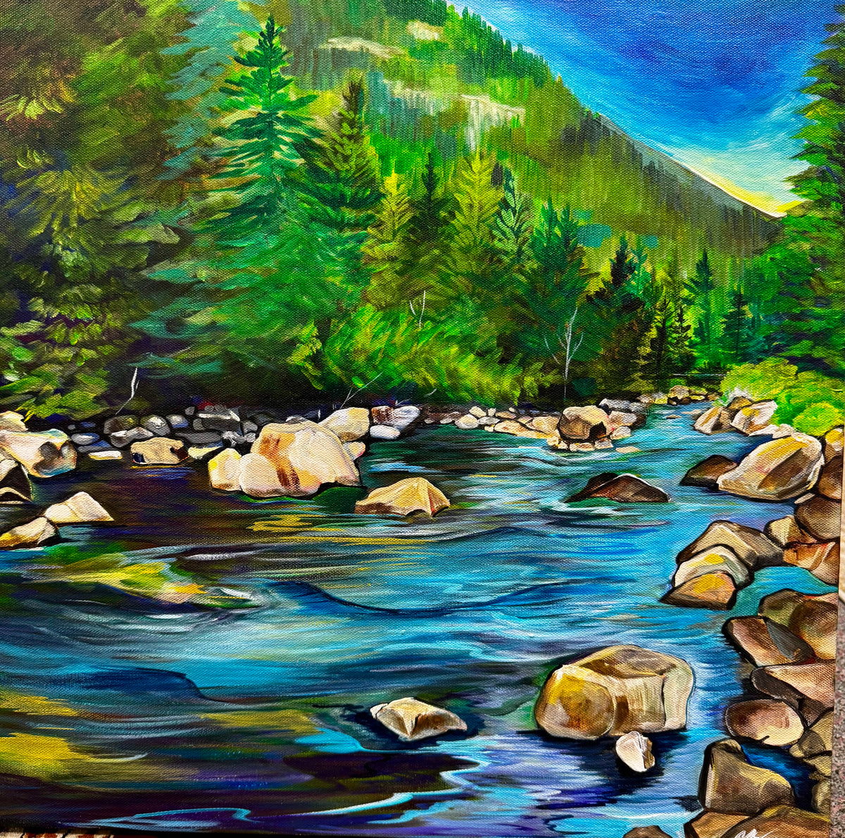 "Boulder River Summer" By Allison McGree