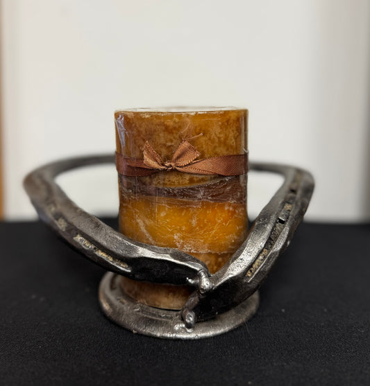Horseshoe"Candle Heart" by Brian Crandall
