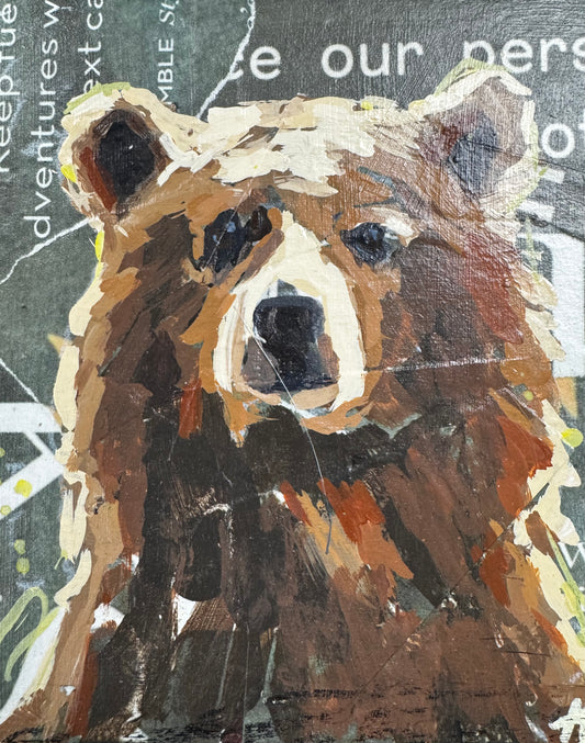 "Curious Bear" By Kristen Engel