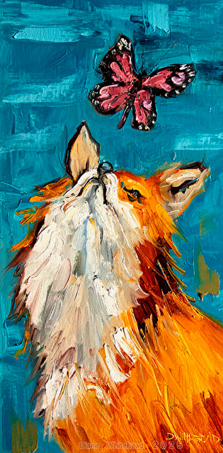 "Butterfly Season Fox" By Diane Whitehead