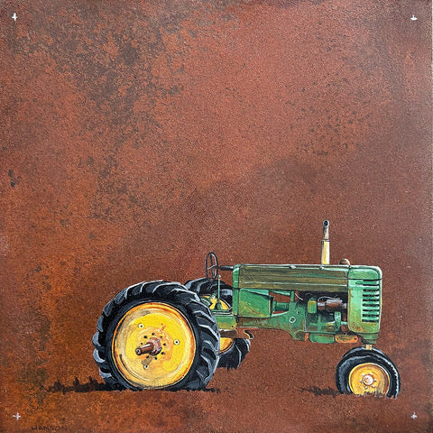"Green Tractor" By Meg Hanson
