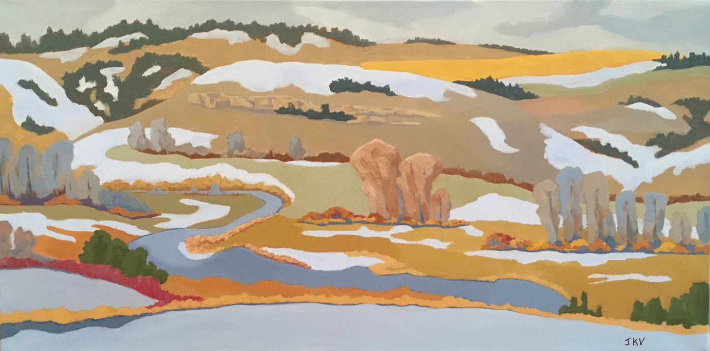 "Early December on Red Lodge Creek" By Jim Vincent