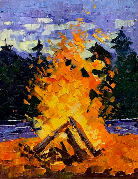 "Fireside" By Susan Moncada