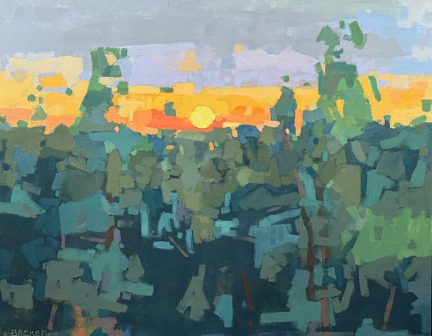 "Orange Sky" By Anne Becker