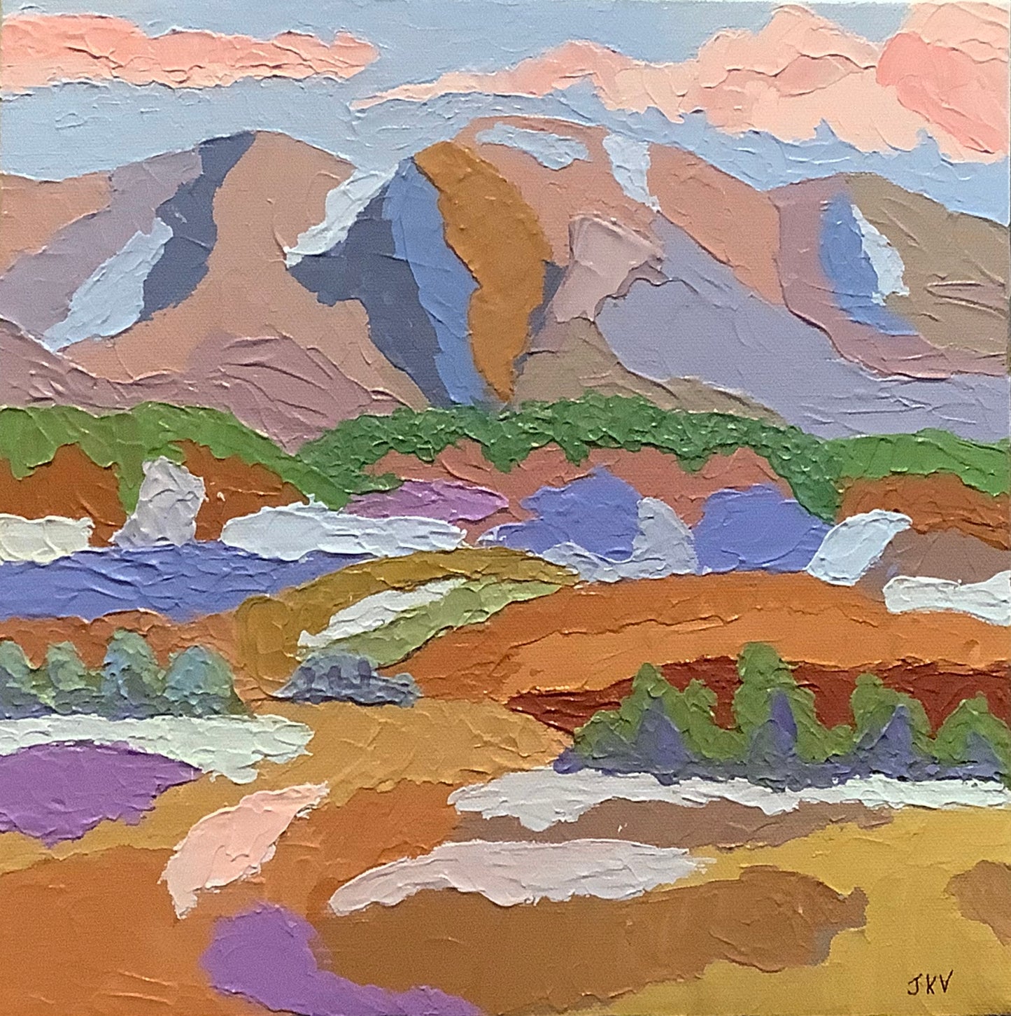 "Bridger Range Mosaic" By Jim Vincent