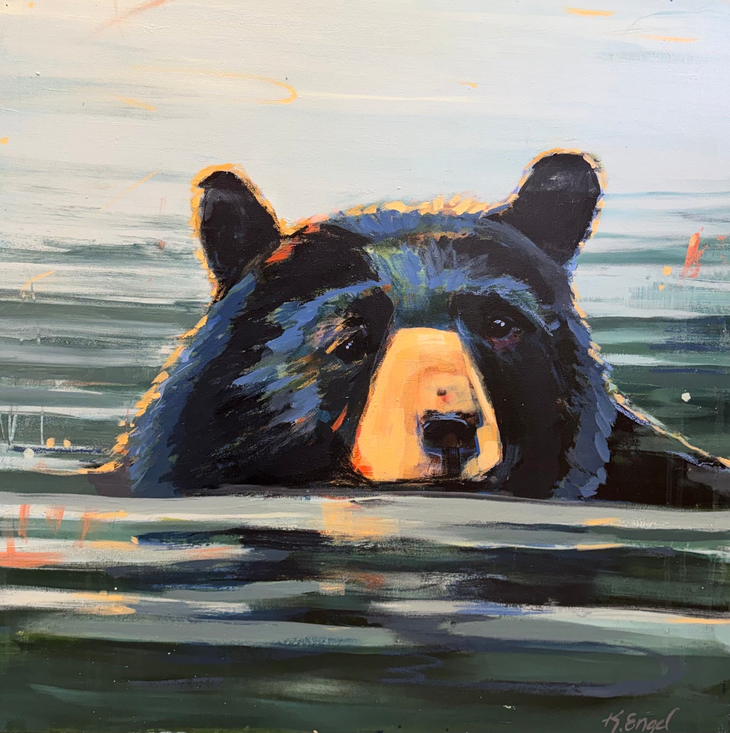 "Morning Dip" By Kristen Engel