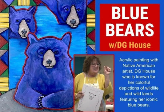 WORKSHOP: Blue Bears with DG House, September 14, 10am and 1pm
