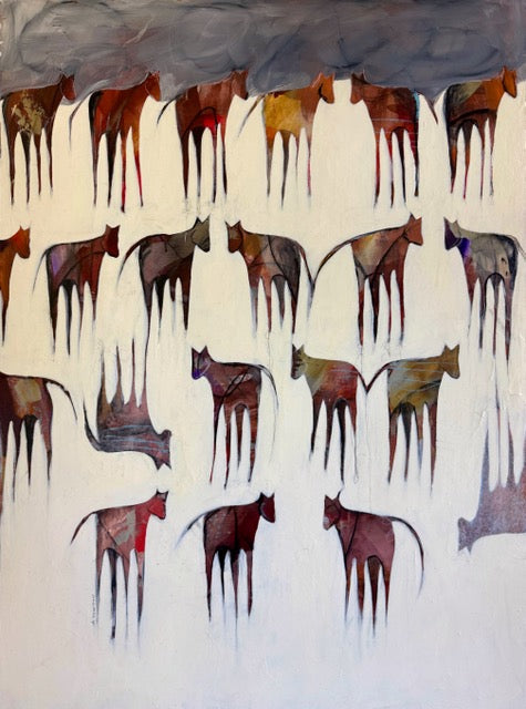 "Horse Stacks" by Andrea Morgan