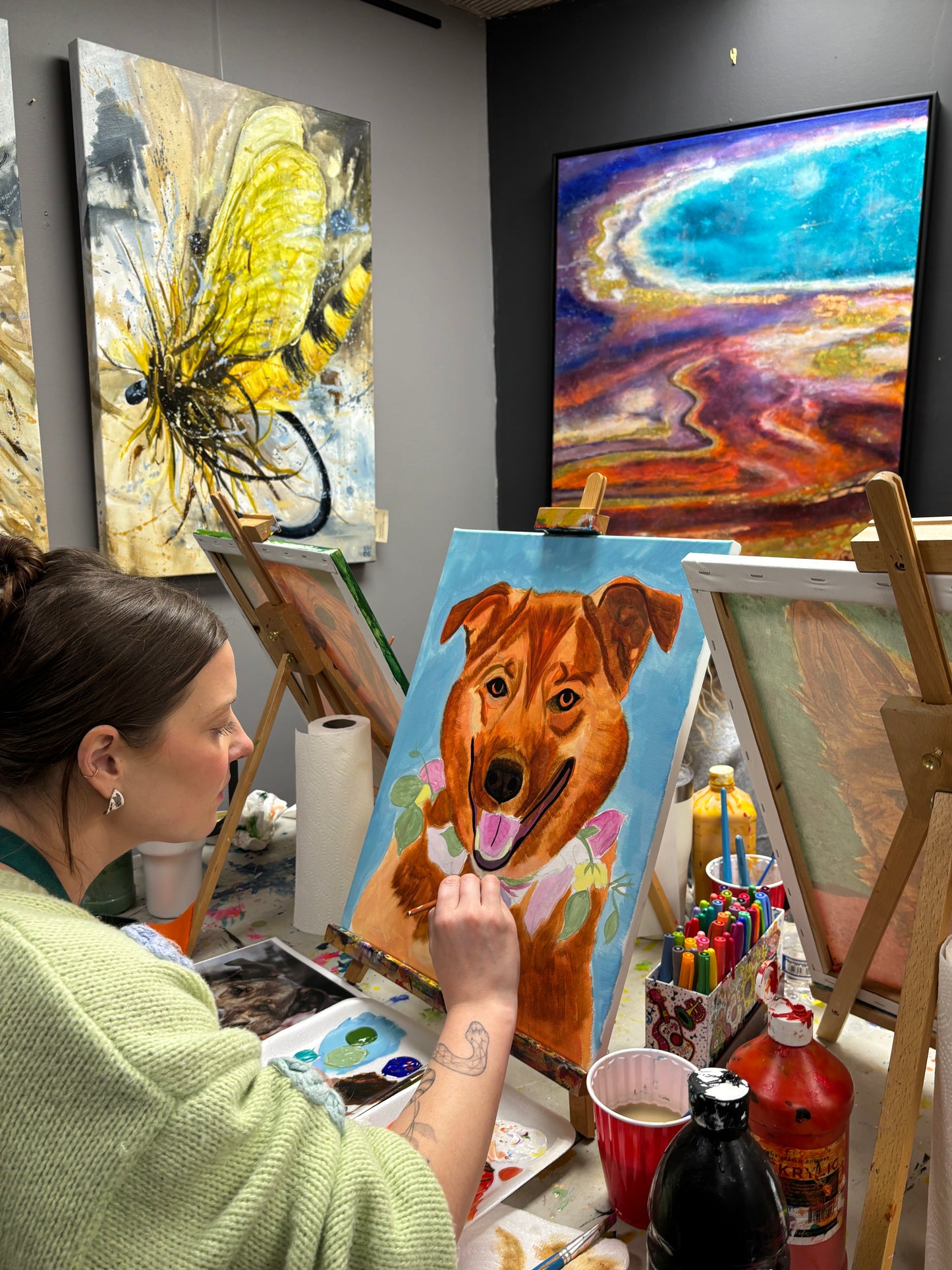 "Paint Your Pet" Sip-N-Paint Sunday, June 7, 1–4pm