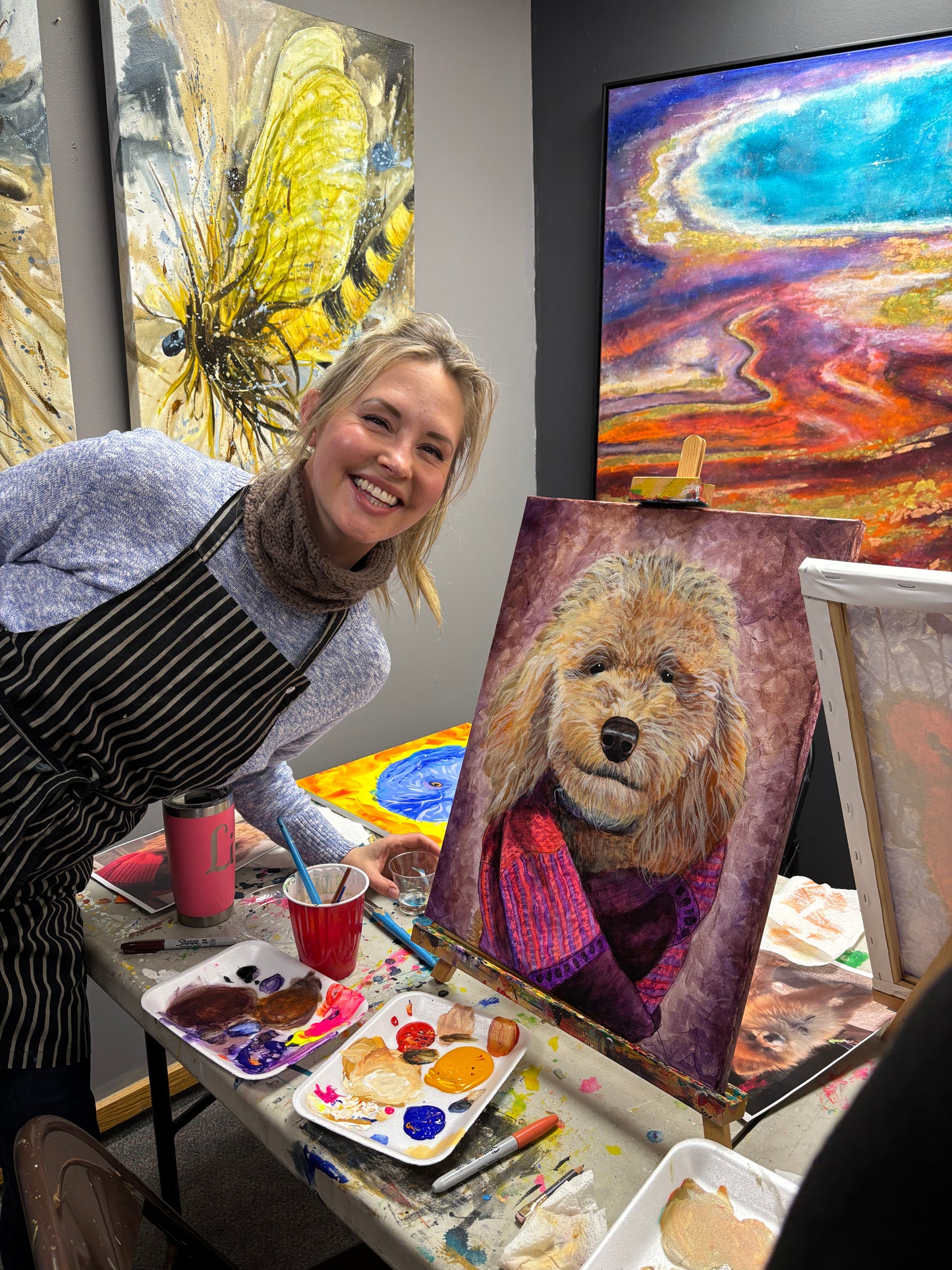 "Paint Your Pet" Sip-N-Paint Sunday, April 12, 1–4pm