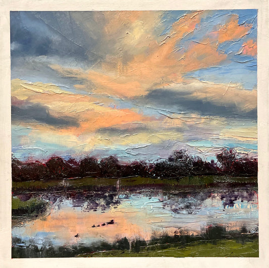 Sunset at Gallatin River Lodge