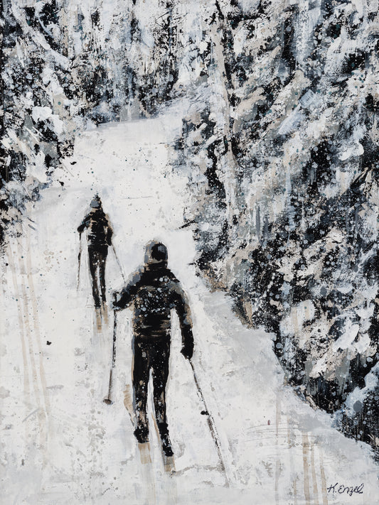 "Cross Country at Dusk" By Kristen Engel