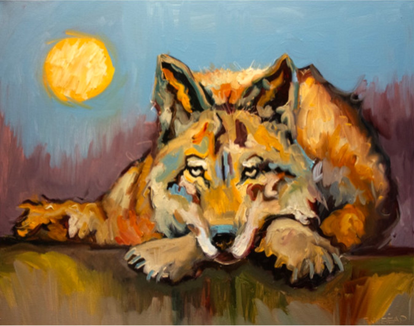 "Wolf Moon" By Diane Whitehead