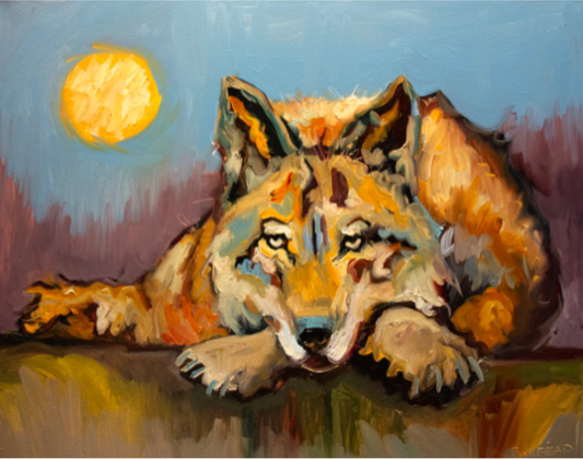"Wolf Moon" By Diane Whitehead