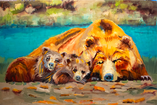 "After Dinner Bears" By Diane Whitehead
