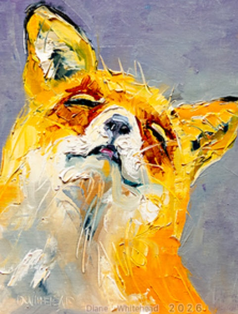 "Simple Happy Fox" By Diane Whitehead