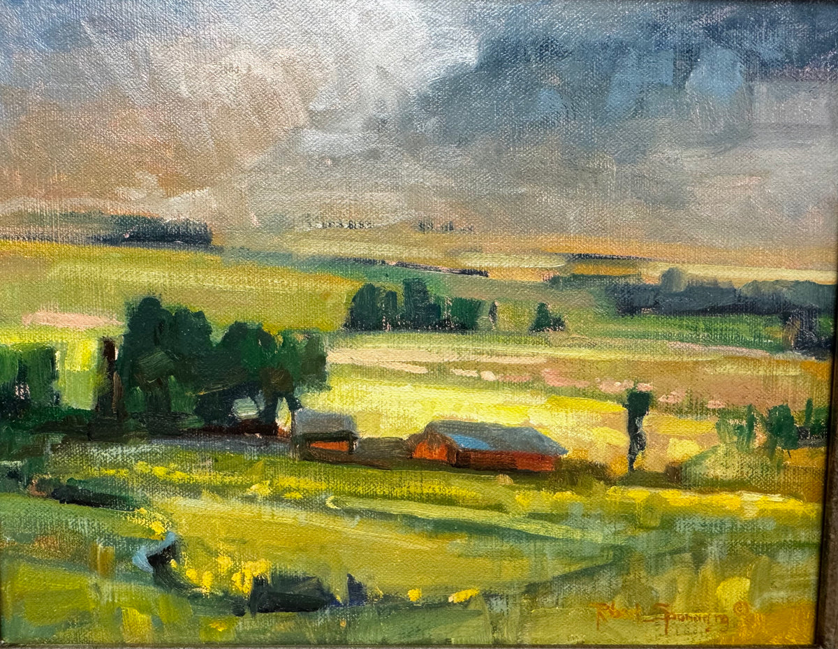 "Red Barn Smokey Valley 2012" By Robert Spannring
