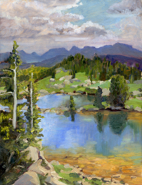 "Tarns Near Beartooth Pass" By Faith Rumm