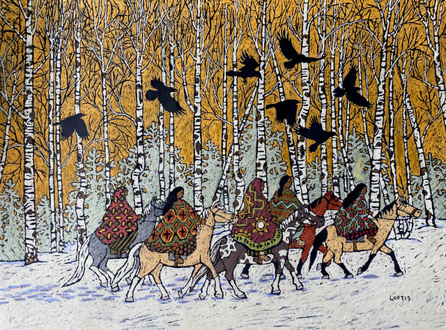 "Winter Procession" By Elizabeth Geers Loftis