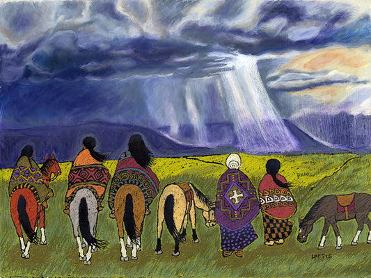 "Watching The Storm Roll In" By Elizabeth Geers Loftis