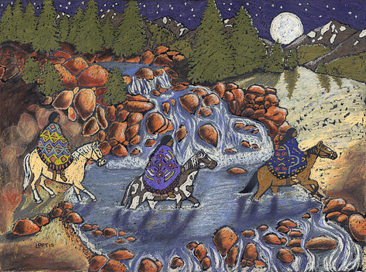 "Moonlit Crossing" By Elizabeth Geers Loftis