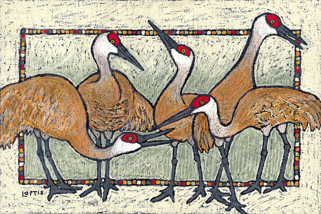 "Flock Of Five" By Elizabeth Geers Loftis