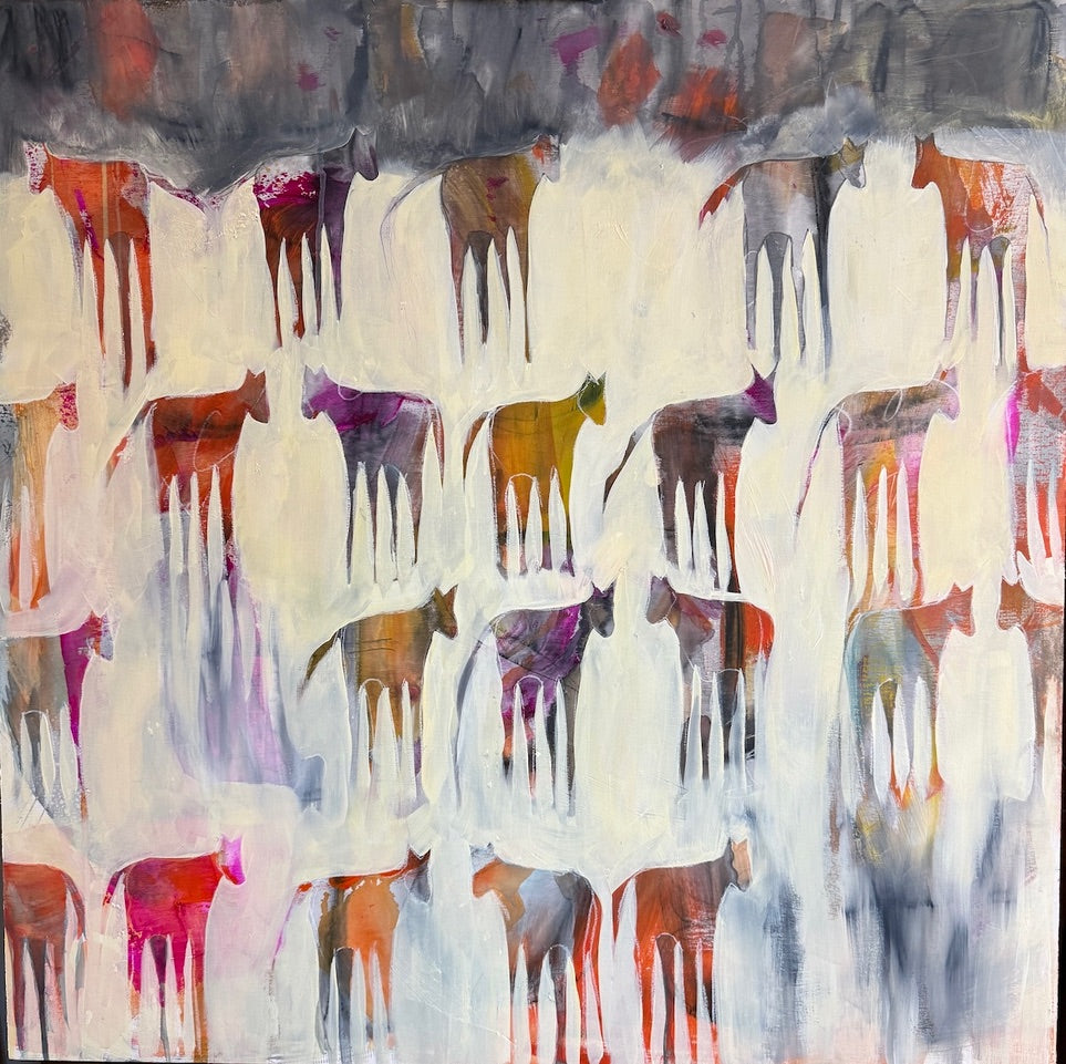 Andrea Morgan Workshop: Mixed Media and Negative Shape Painting