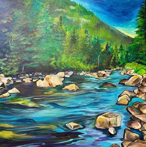 "Boulder River Summer" By Allison McGree
