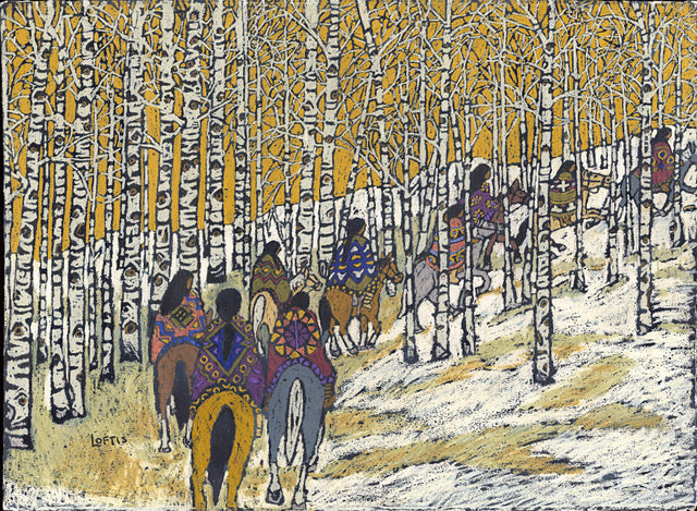 "Through The Aspen Forest" By Elizabeth Geers Loftis
