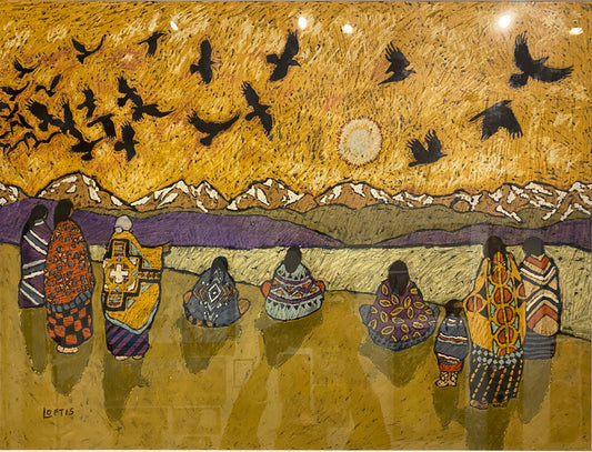 "Watching The Ravens Fly Home" By Elizabeth Geers Loftis
