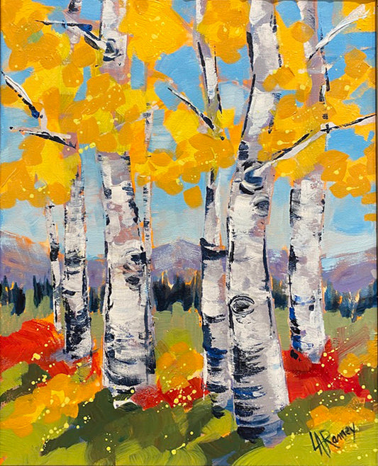 "Fall Aspens" Sip-N-Paint September 26, 6-9pm