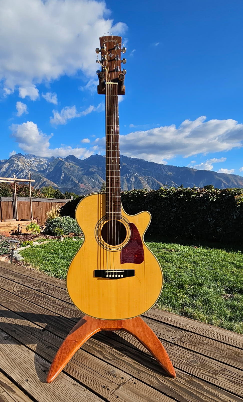 Handmade Guitar Stand by Dan Ely